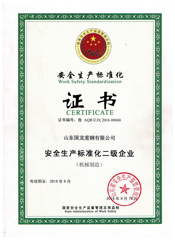 安全生产标准化-二级